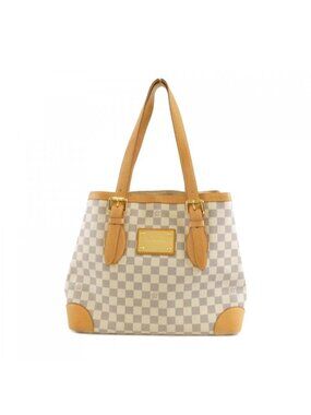 Louis Vuitton Damier Azur Hampstead MM Bag Gold